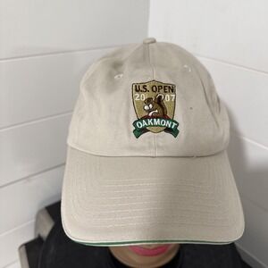 2007 US Open Oakmont USGA Golf Beige Cap Hat Cotton